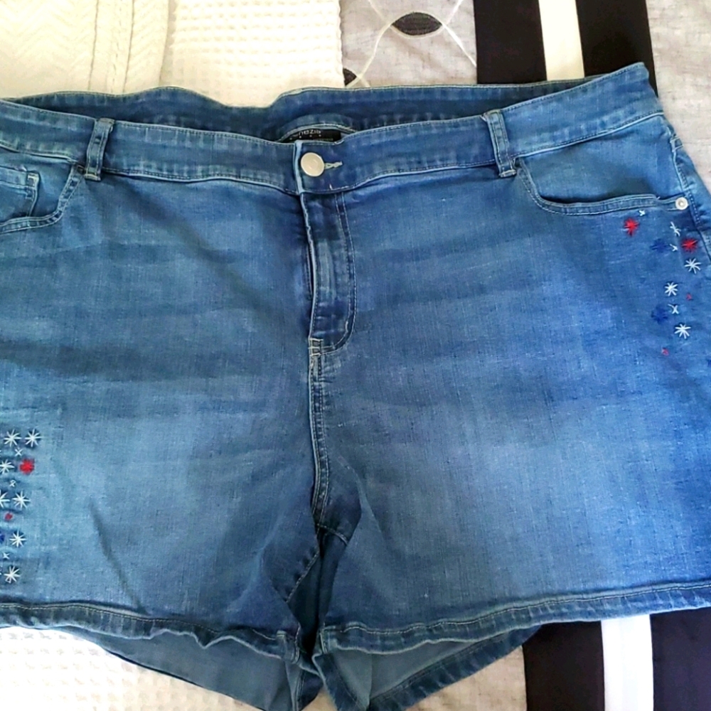 Denim shorts